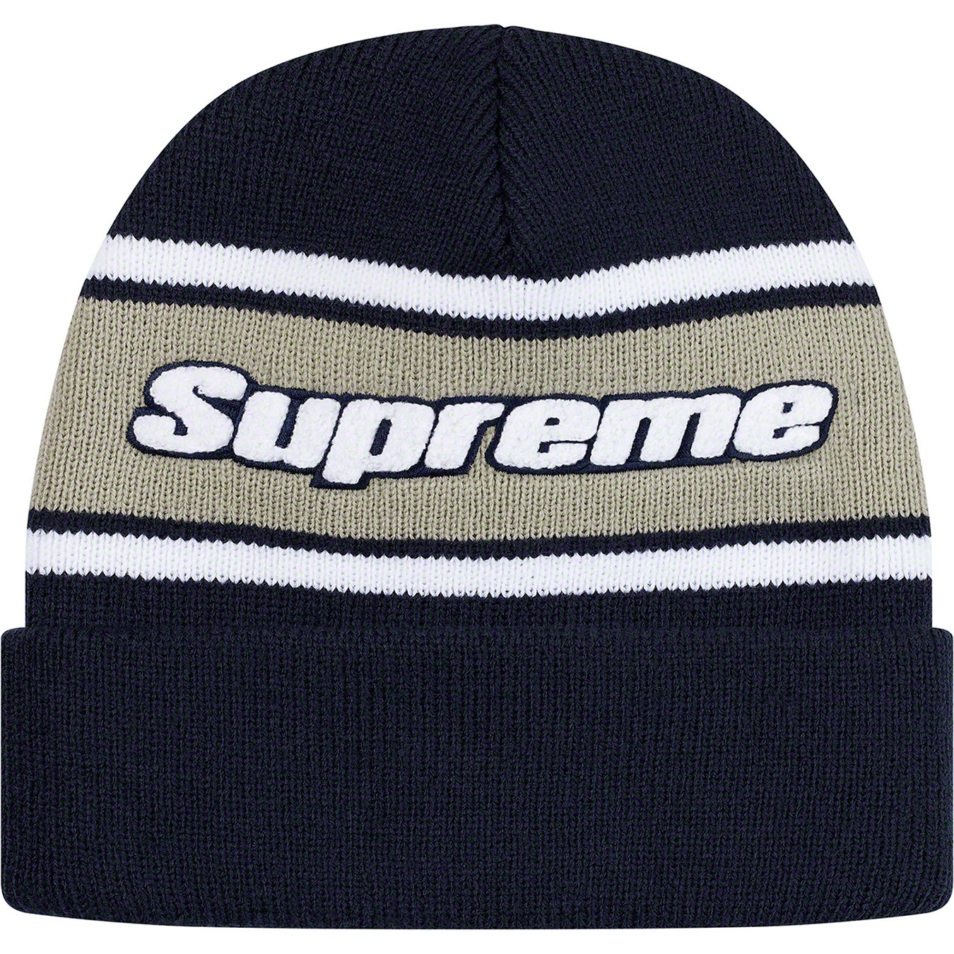 Chenille Stripe Beanie view 7